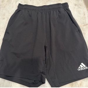men’s black adidas shorts! size medium but fit like a SMALL